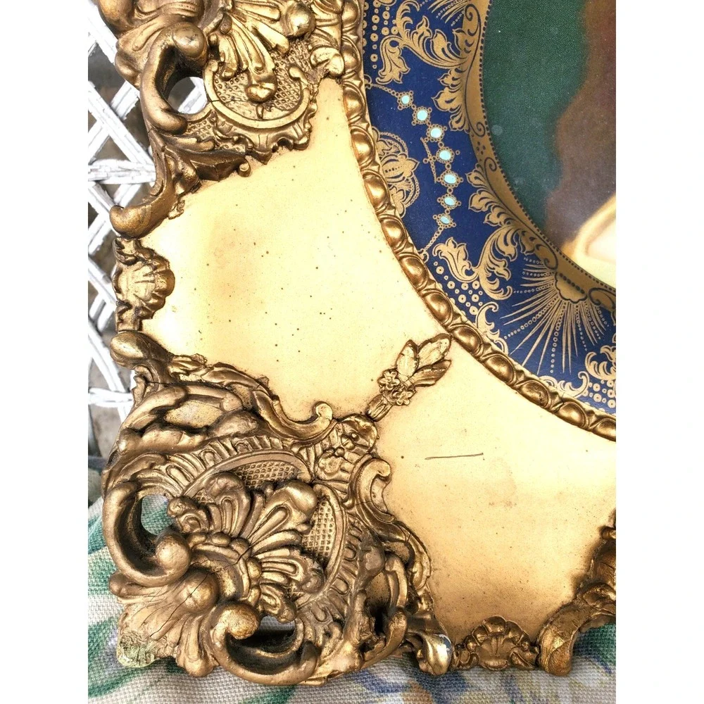 1905 Vienna Art Plate Beautifully Framed French France